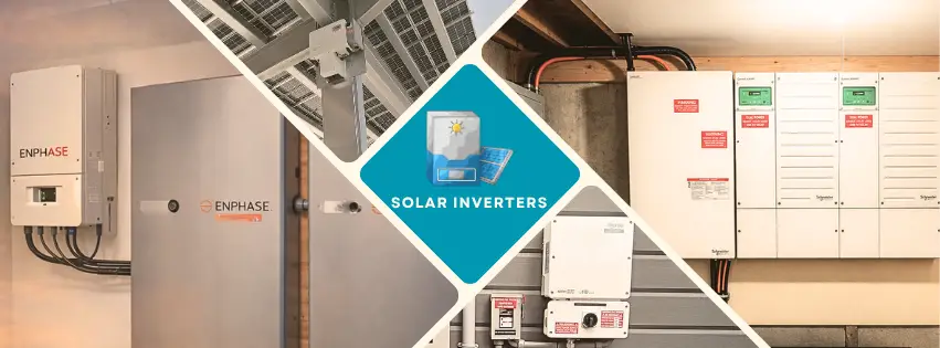 Solar inverters and electrical panels collage, framed by a cat adoption centre cover concept.